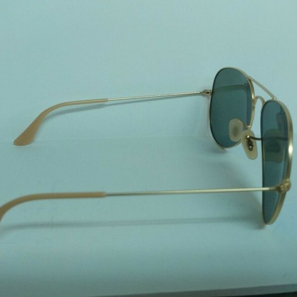 Ray Ban RB 3025 112/M2 Sunglasses Aviator Large Metal Blue Optimized Lens 58*14 - Picture 3 of 7